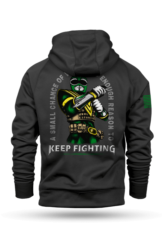 KEEP FIGHTING - Raglan Tailgater Hoodie