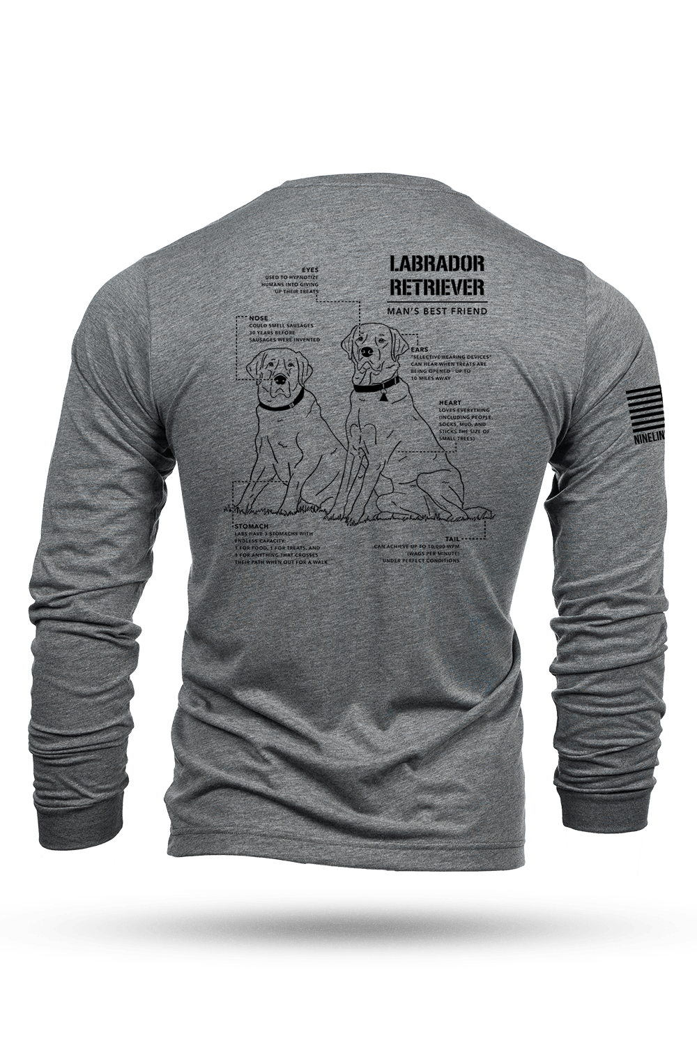 Labrador Schematic - Long - Sleeve Shirt