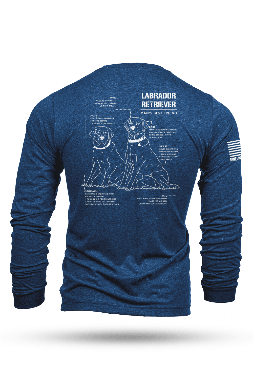 Labrador Schematic - Long - Sleeve Shirt