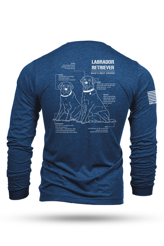 Labrador Schematic - Long - Sleeve Shirt