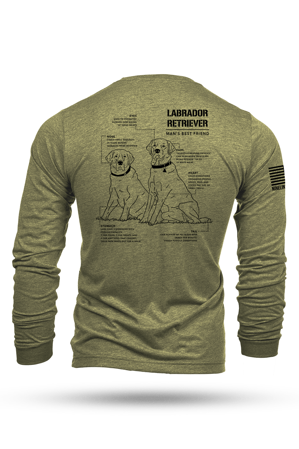 Labrador Schematic - Long - Sleeve Shirt