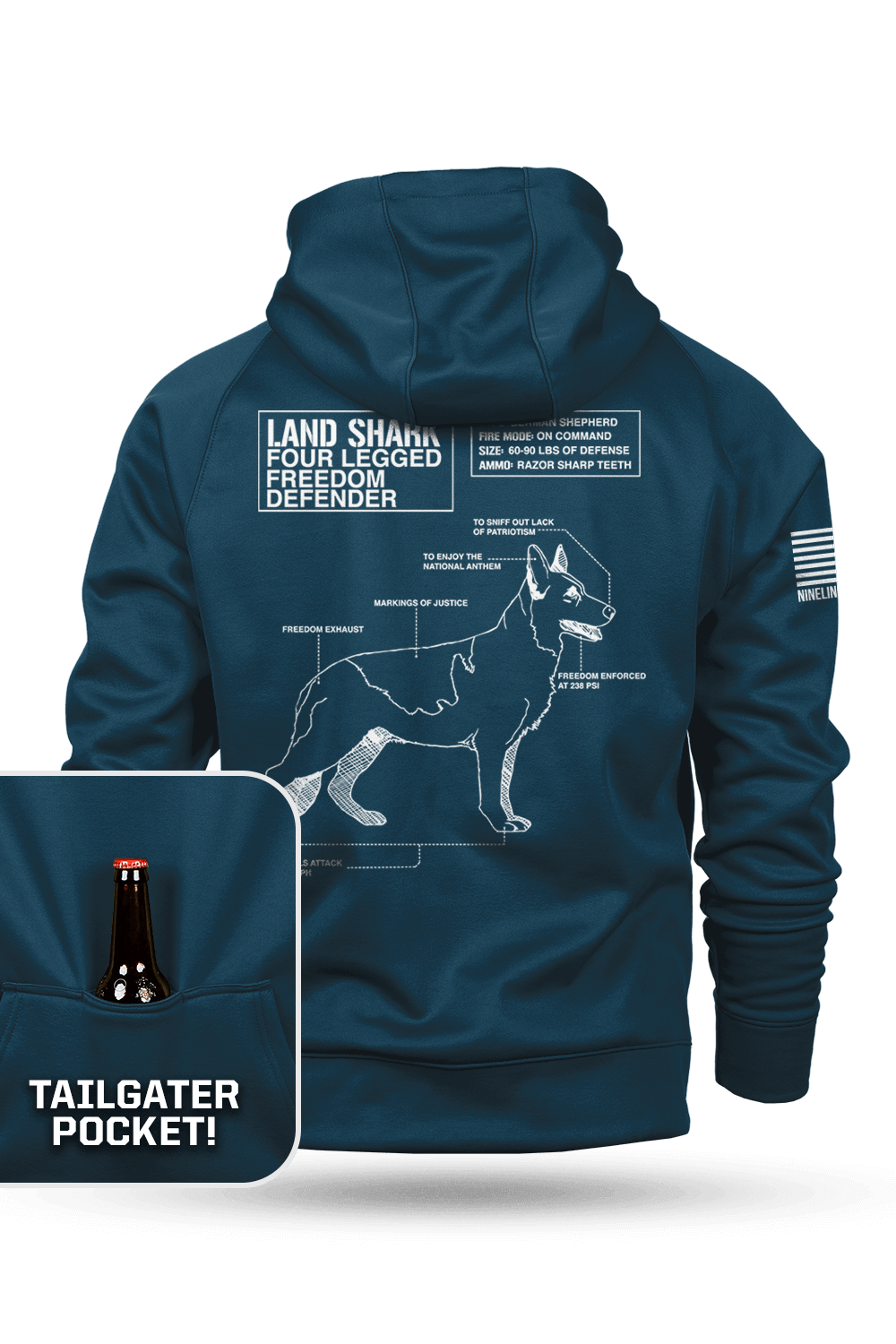 Land Shark - Tailgater Hoodie