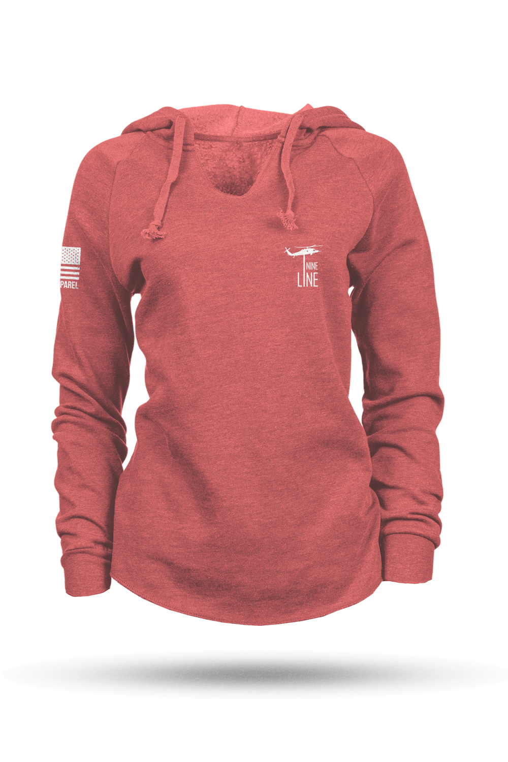 Lightweight Women's V - neck Hoodie - Basic