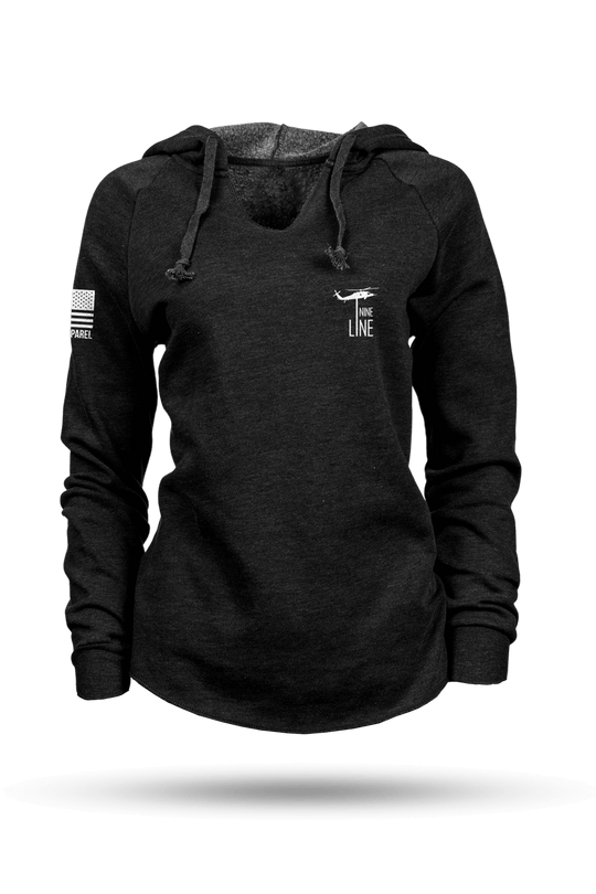 Lightweight Women's V - neck Hoodie - Basic