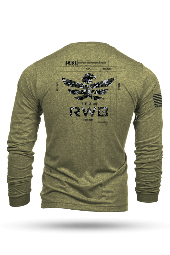 Long - Sleeve Shirt - Team RWB Eagle Ethos Schematic