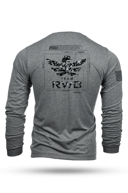 Long - Sleeve Shirt - Team RWB Eagle Ethos Schematic