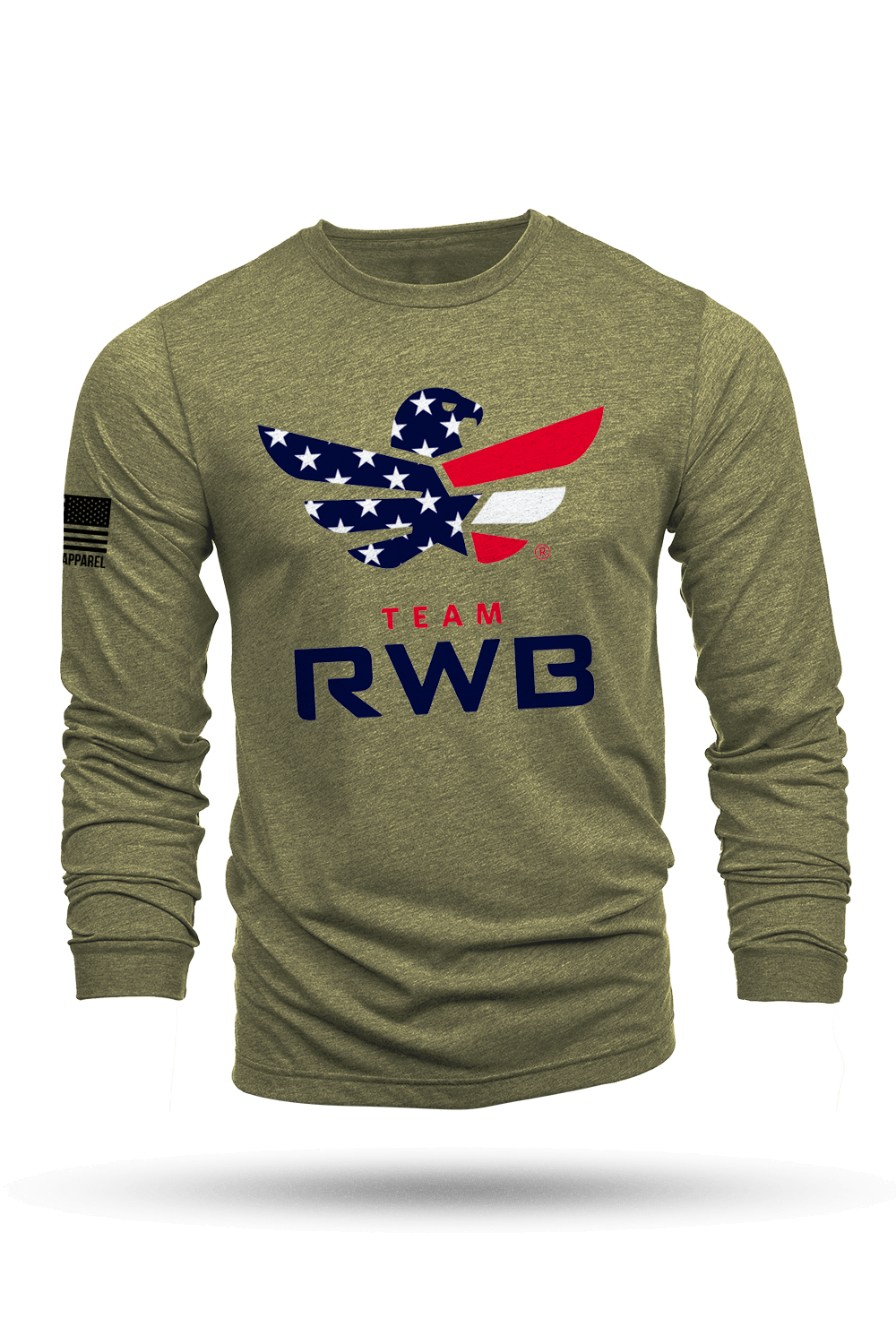 Long - Sleeve Shirt - Team RWB Eagle Flag