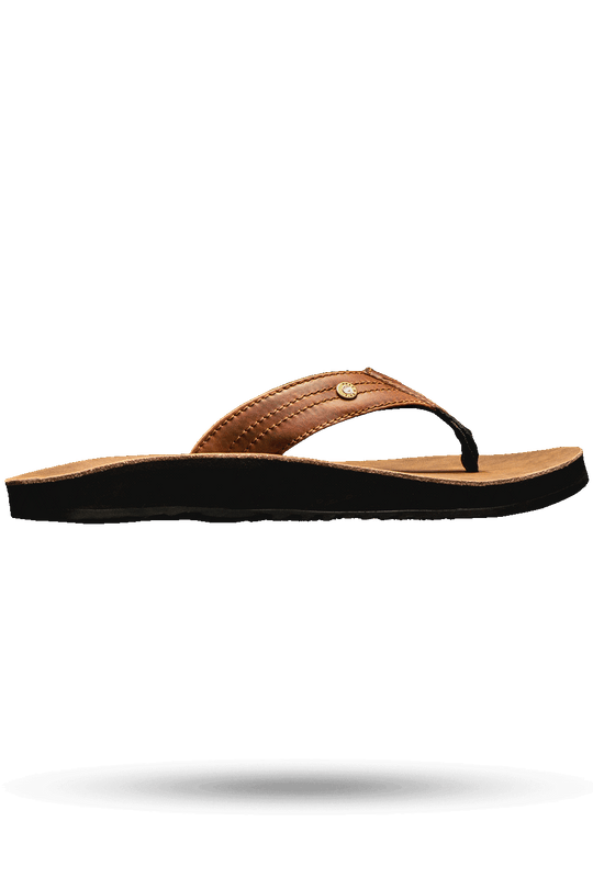 Men's Leather Flip Flops - AK