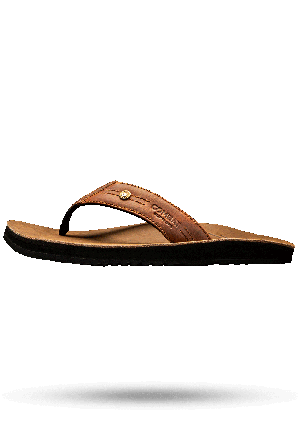 Men's Leather Flip Flops - AK