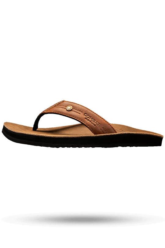 Men's Leather Flip Flops - AK