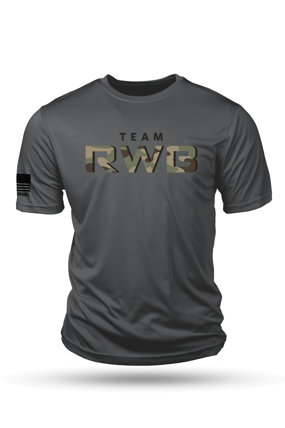 Men's Moisture Wicking T - Shirt - Team RWB Camo Eagle