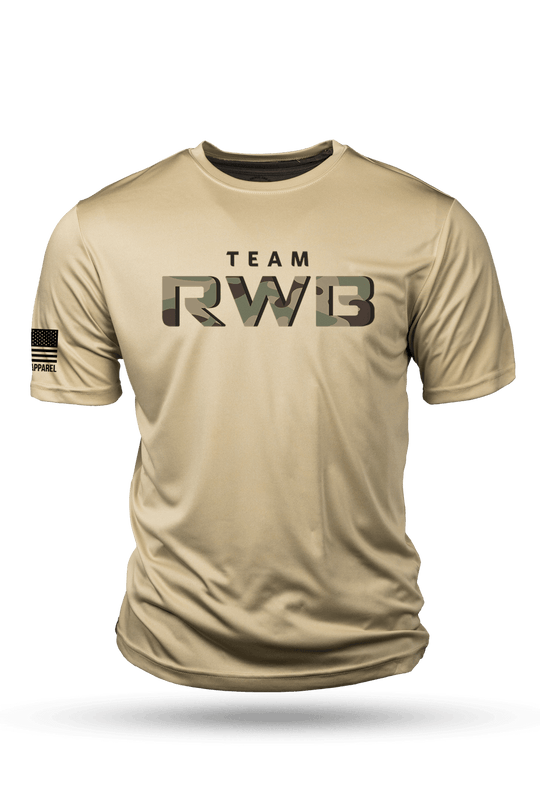 Men's Moisture Wicking T - Shirt - Team RWB Camo Eagle