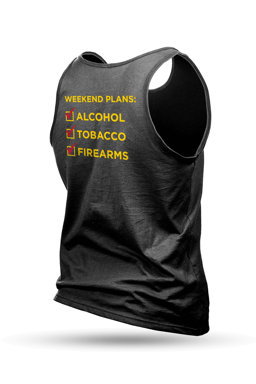 Men's Tank Top - ALCOHOL. TOBACCO. FIREARMS