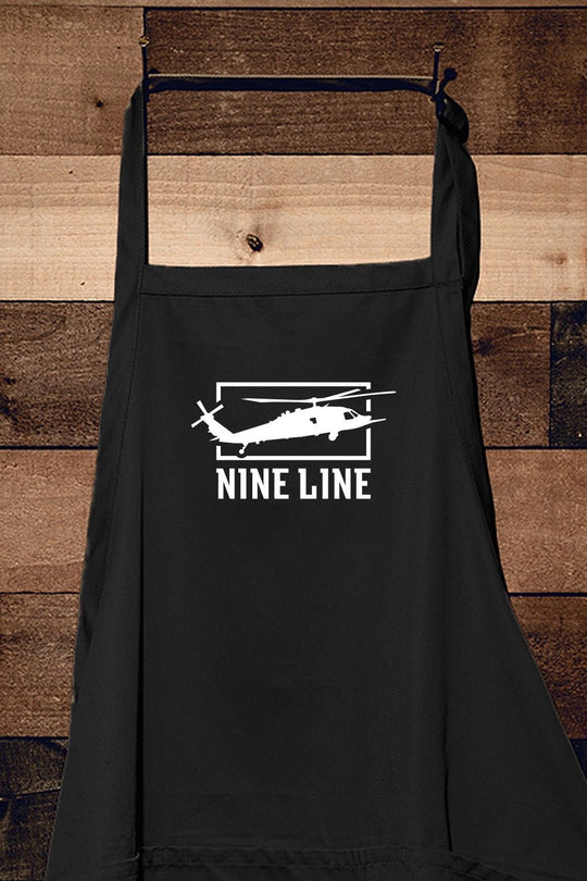 Nine Line Deconstructed Logo - Grill Apron