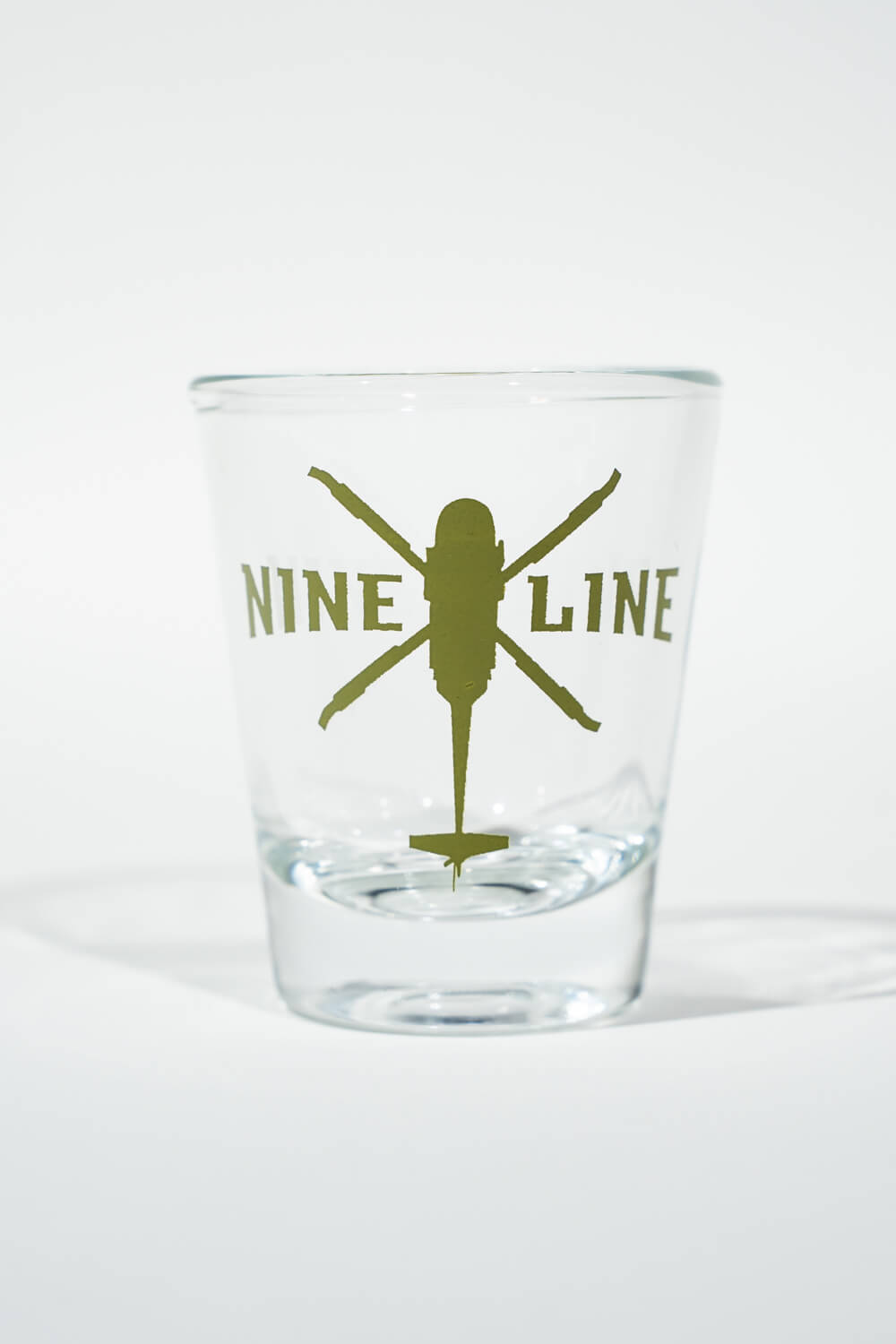 Nine Line Helo Shot Glass