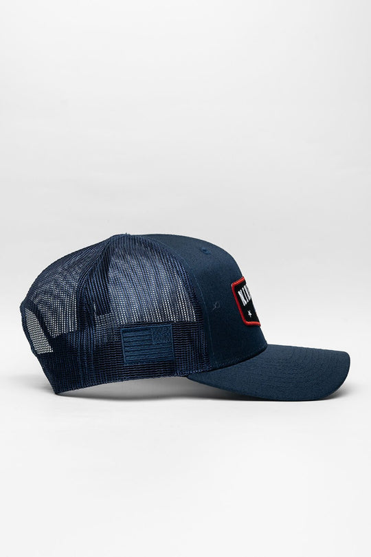 Nine Line Logo with Flag - Snap Back Hat