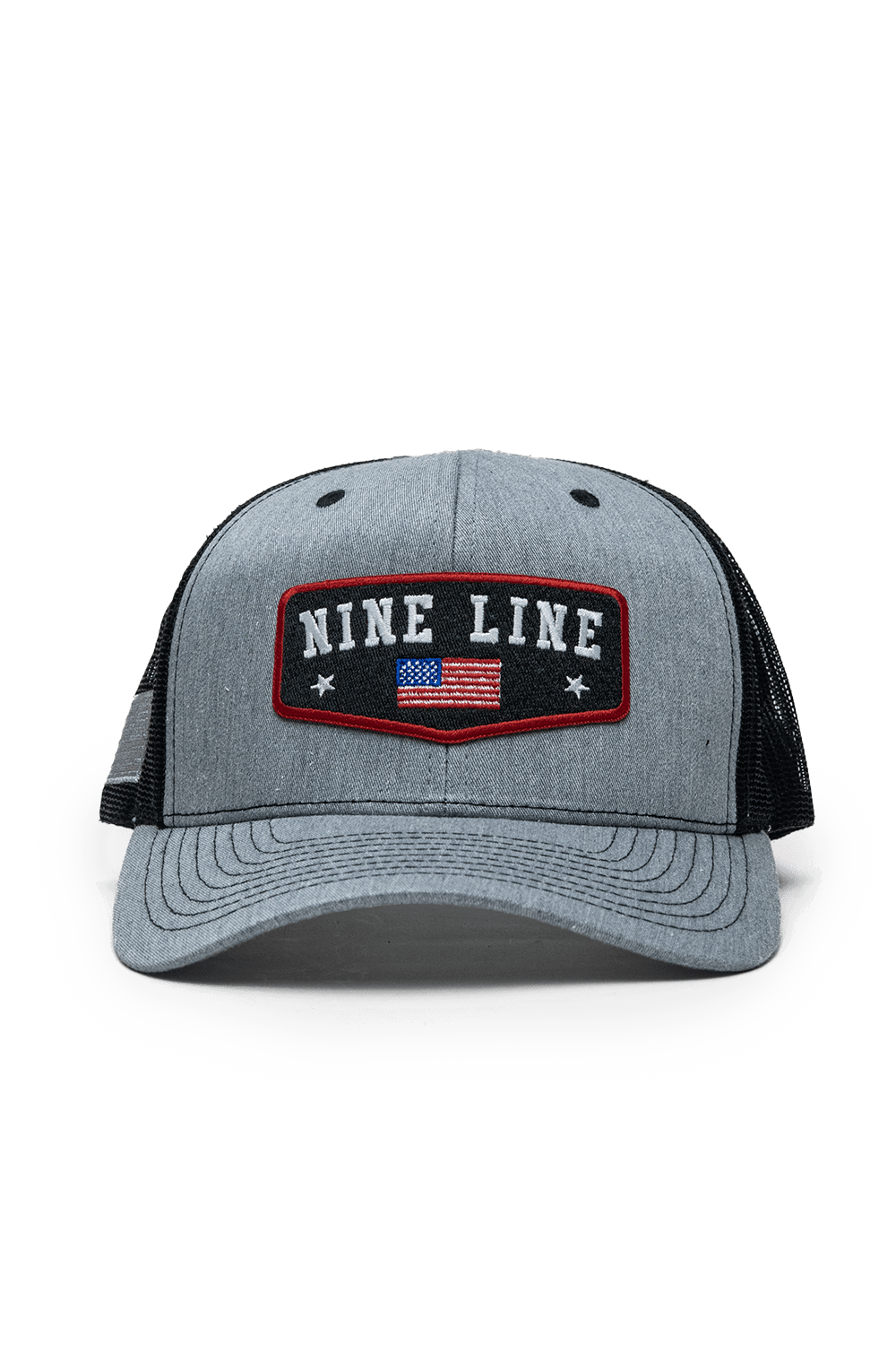 Nine Line Logo with Flag - Snap Back Hat