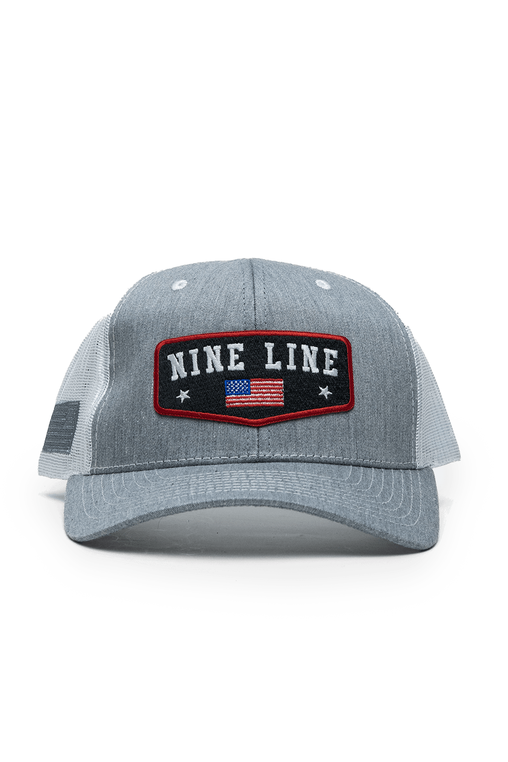 Nine Line Logo with Flag - Snap Back Hat