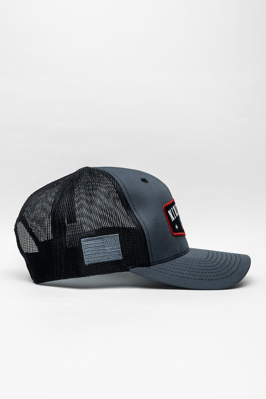 Nine Line Logo with Flag - Snap Back Hat