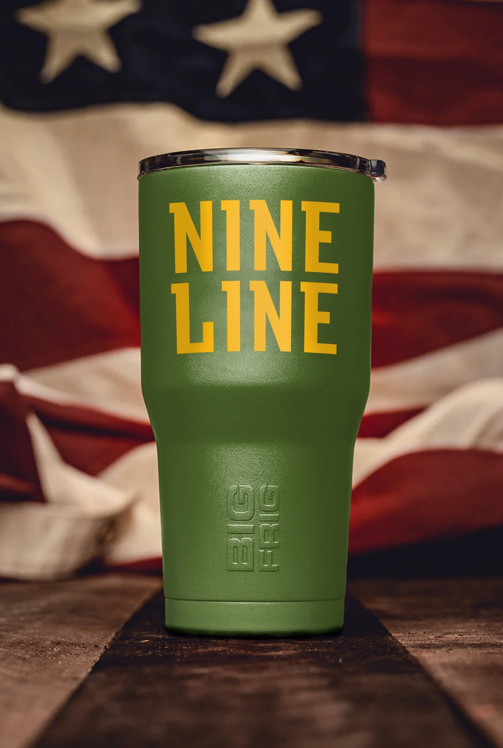 Nine Line Stack Logo - Big Frig 20oz Tumbler