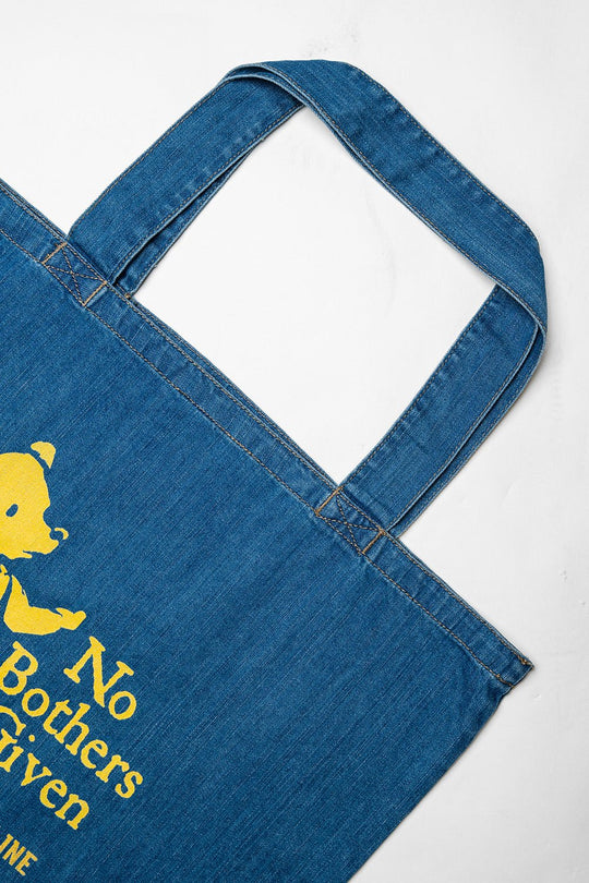 No Bothers Given - Denim Tote