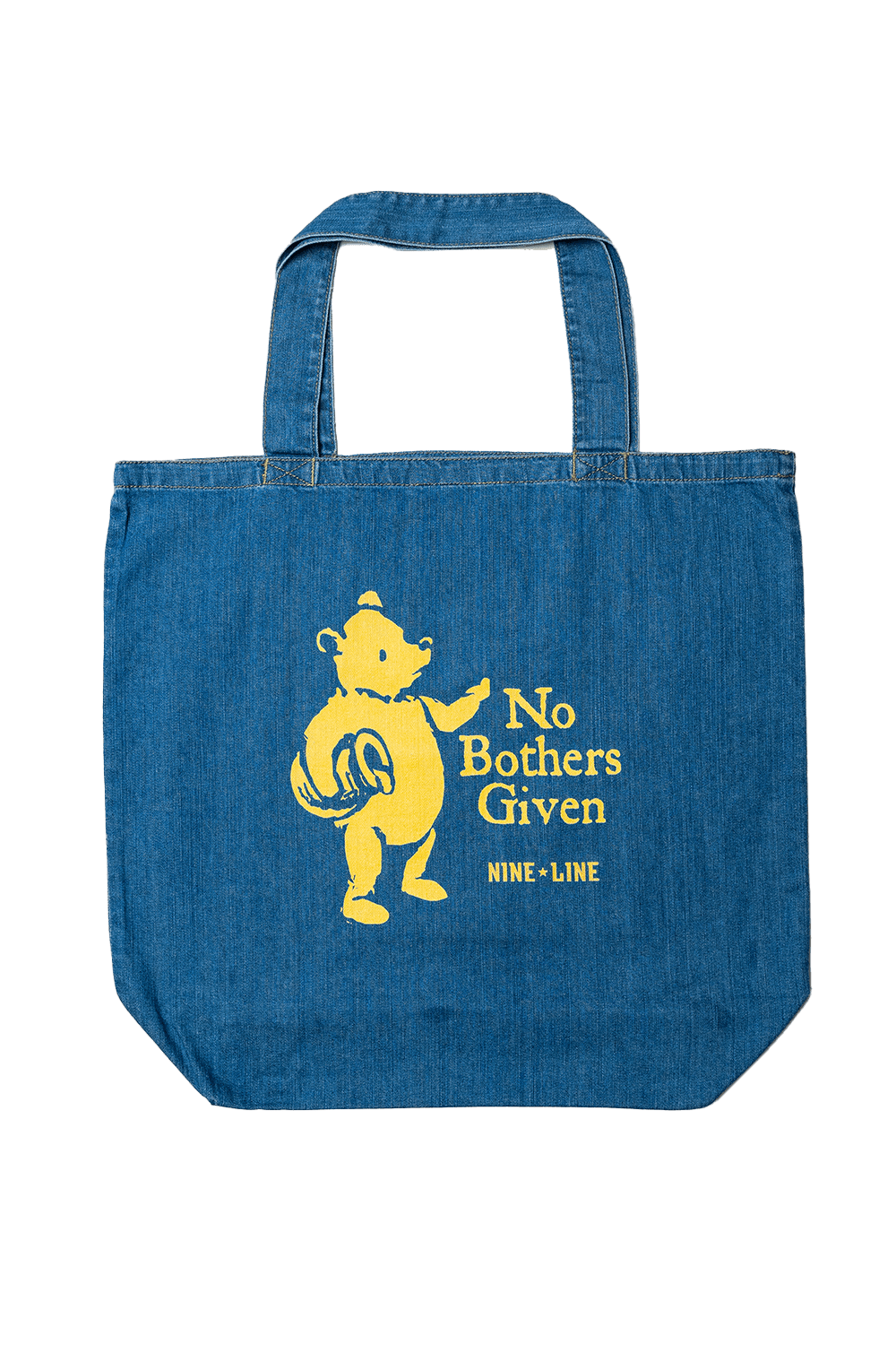 No Bothers Given - Denim Tote