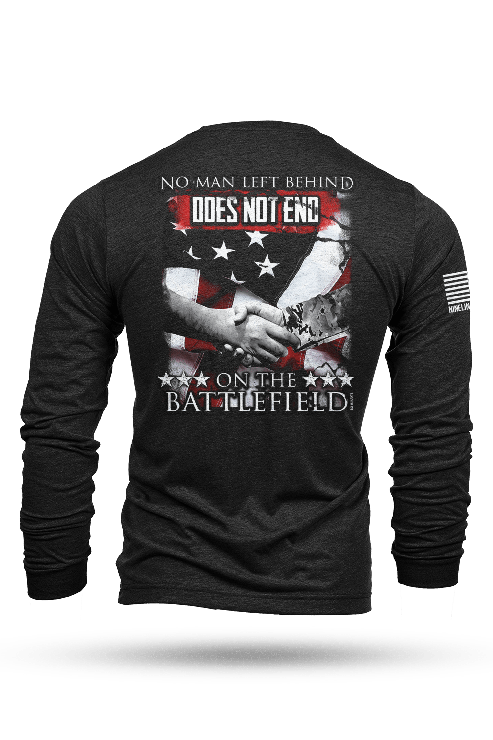 No Man Left Behind - Nine Line Foundation - Long - Sleeve Shirt