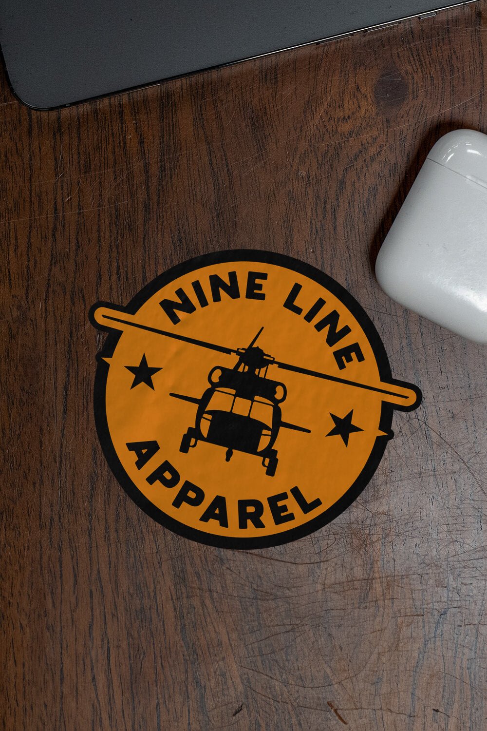 Orange Nine Line Apparel Helo V2 - Sticker