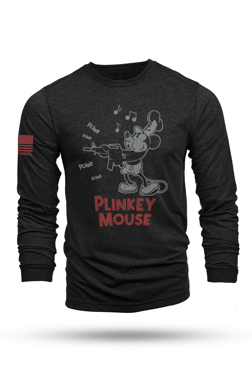 Plinkey Mouse - Long - Sleeve Shirt