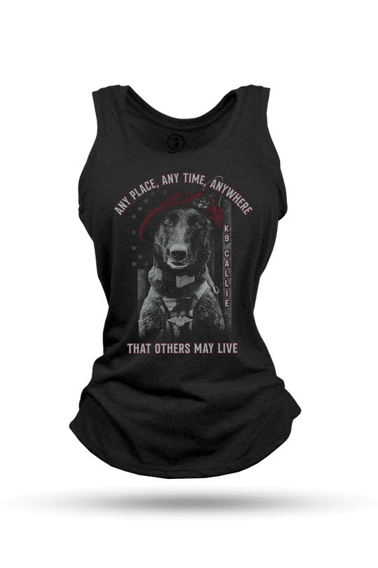 Project K - 9 Hero K - 9 Callie - Women's Racerback Tank