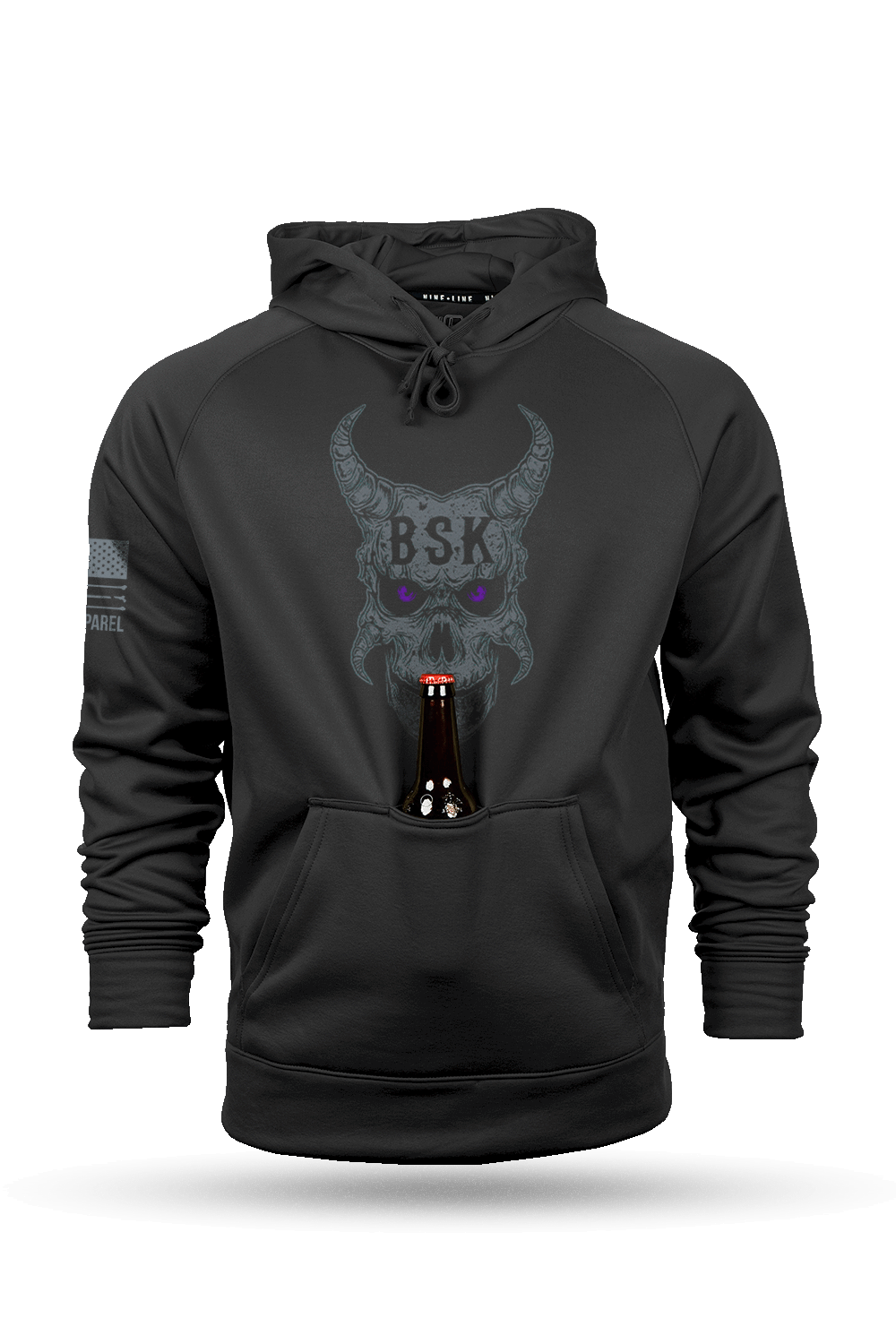 Raglan Tailgater Hoodie - BSK Horns | Undertaker