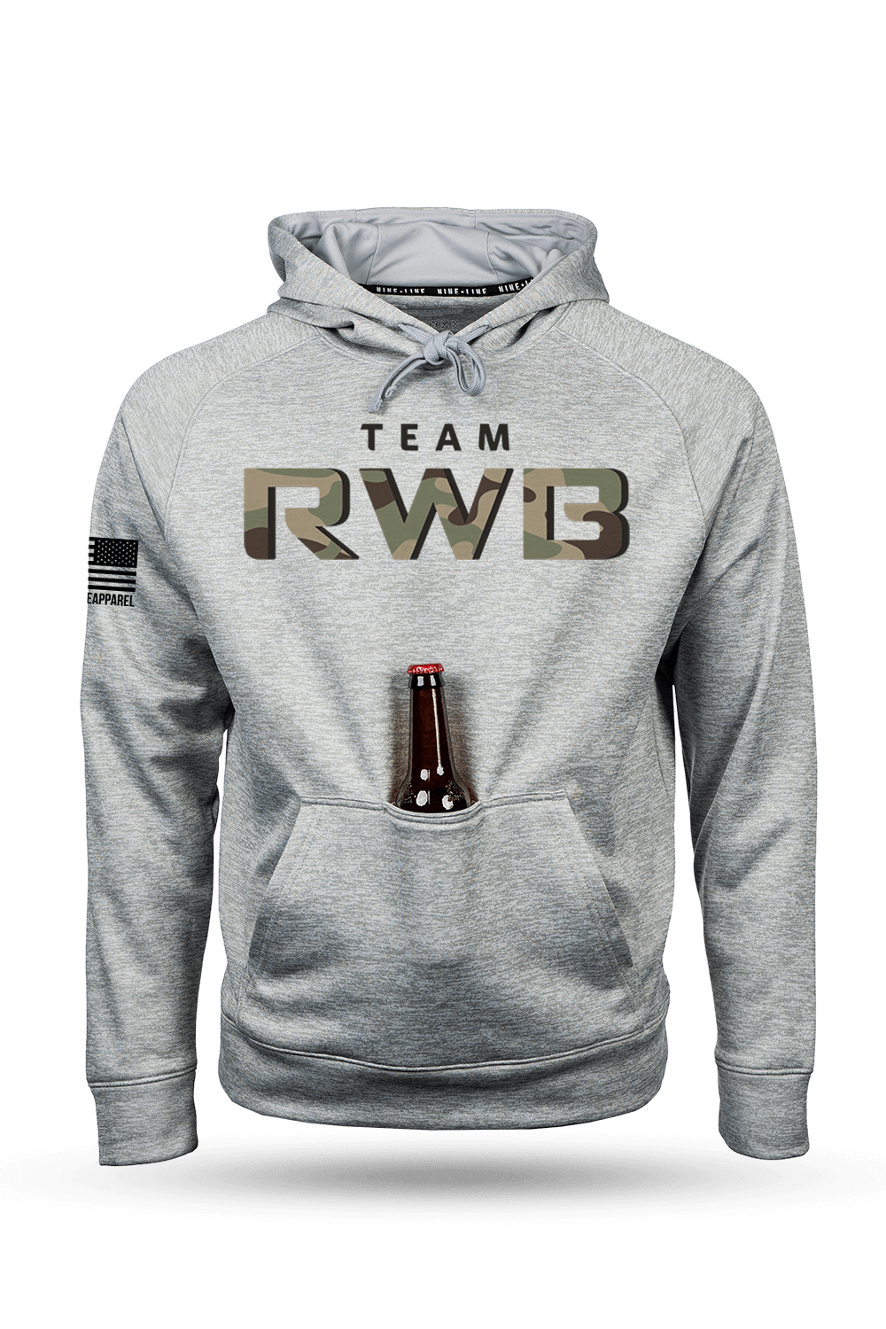 Raglan Tailgater Hoodie - Team RWB Camo Eagle