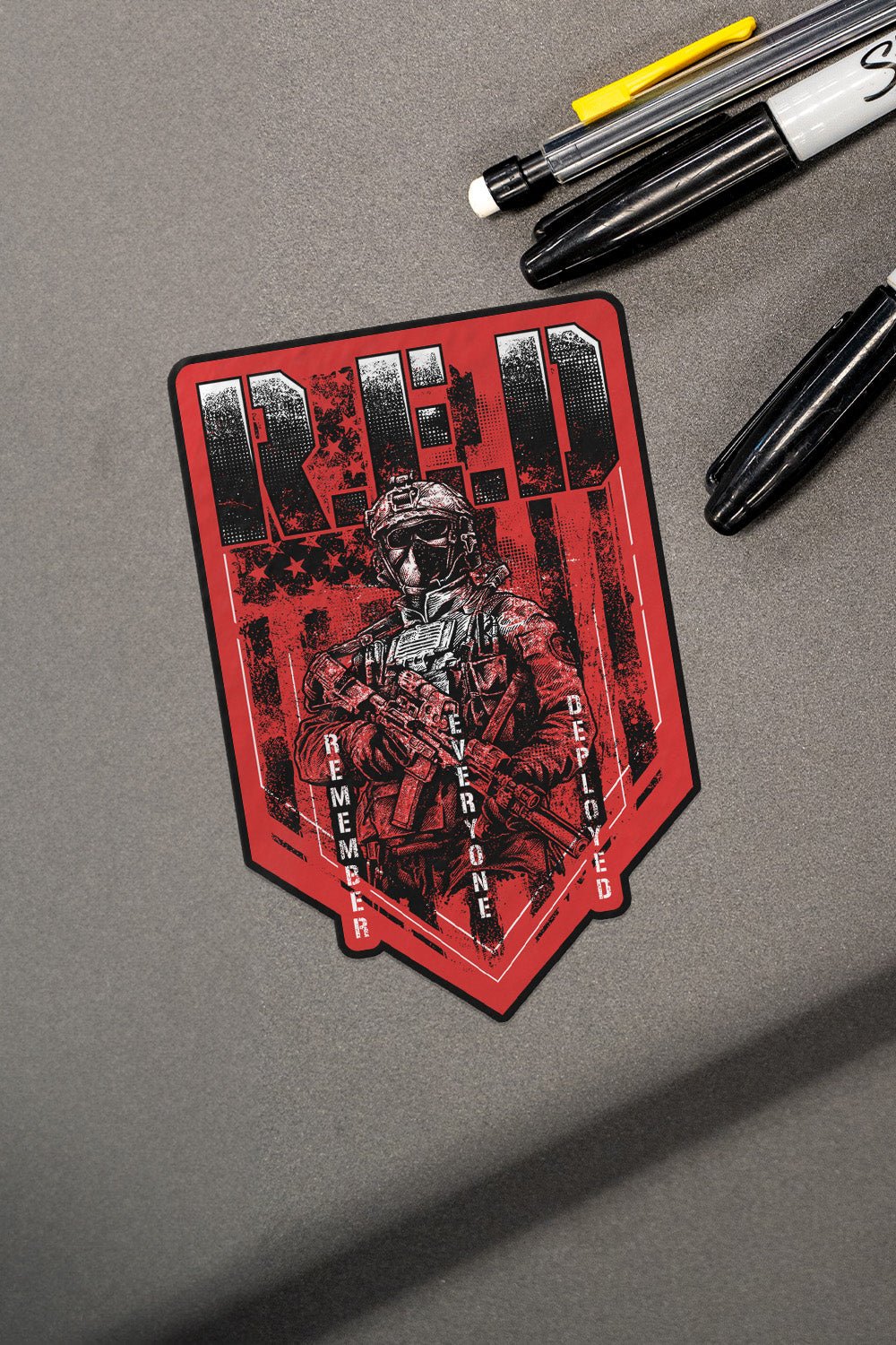 RED: Remember Everyone Deployed - Sticker