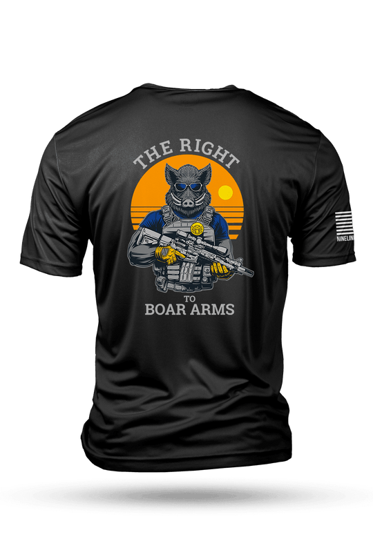 Right to Boar Arms - Men's Moisture Wicking T-Shirt