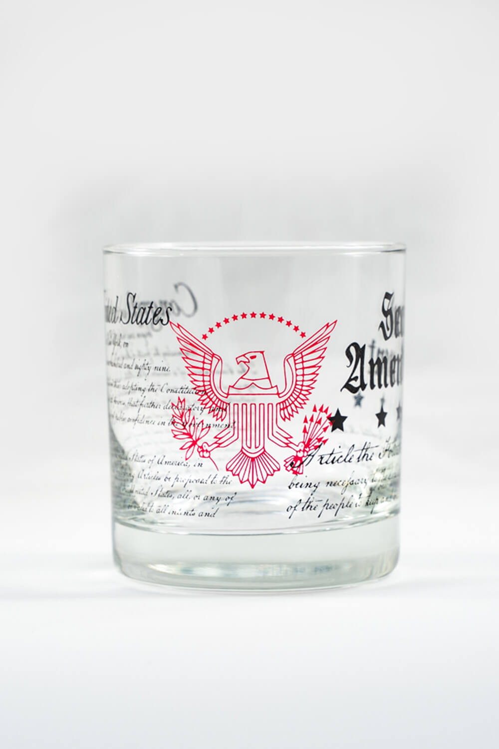 Second Amendment Whiskey Glass