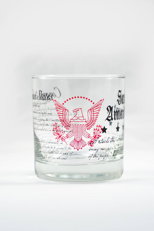 Second Amendment Whiskey Glass