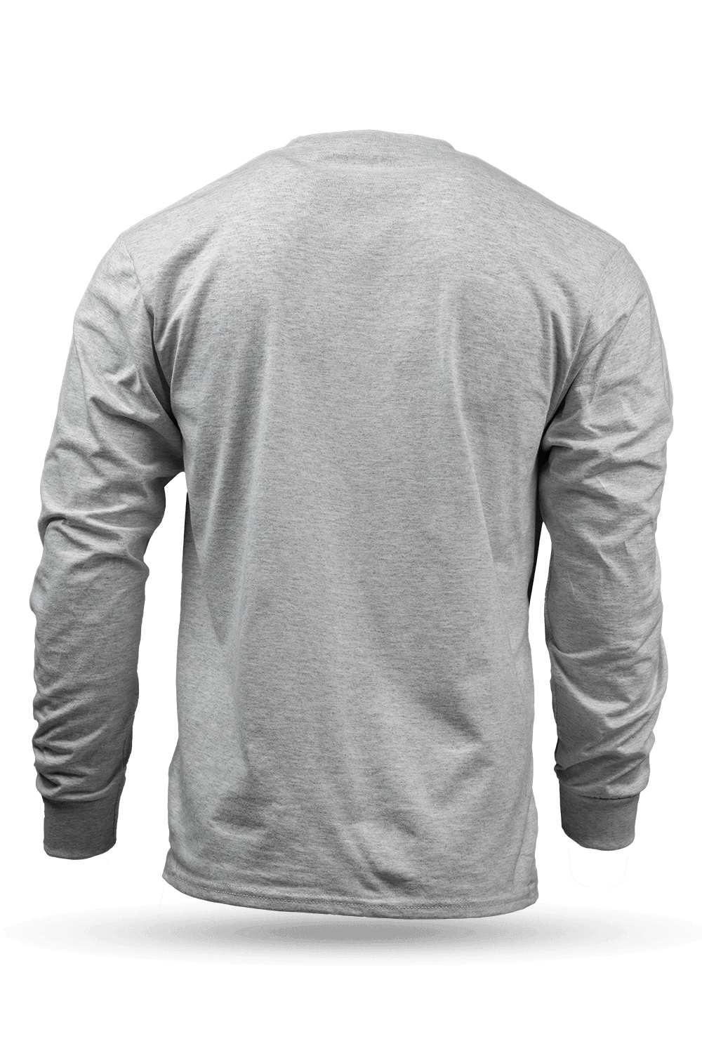 Small Dropline Logo - Heathered Long Sleeve