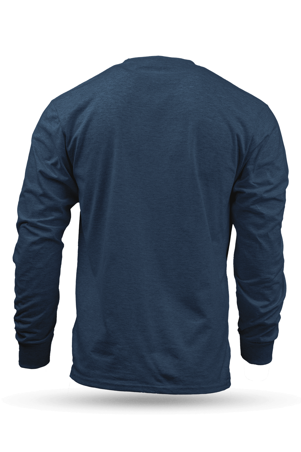 Small Dropline Logo - Heathered Long Sleeve