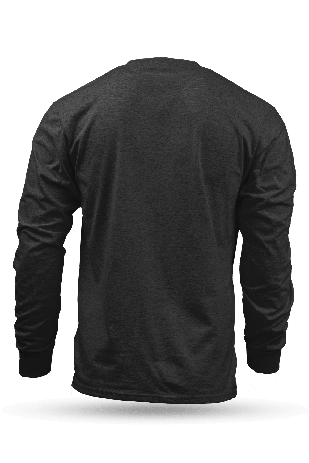 Small Dropline Logo - Heathered Long Sleeve