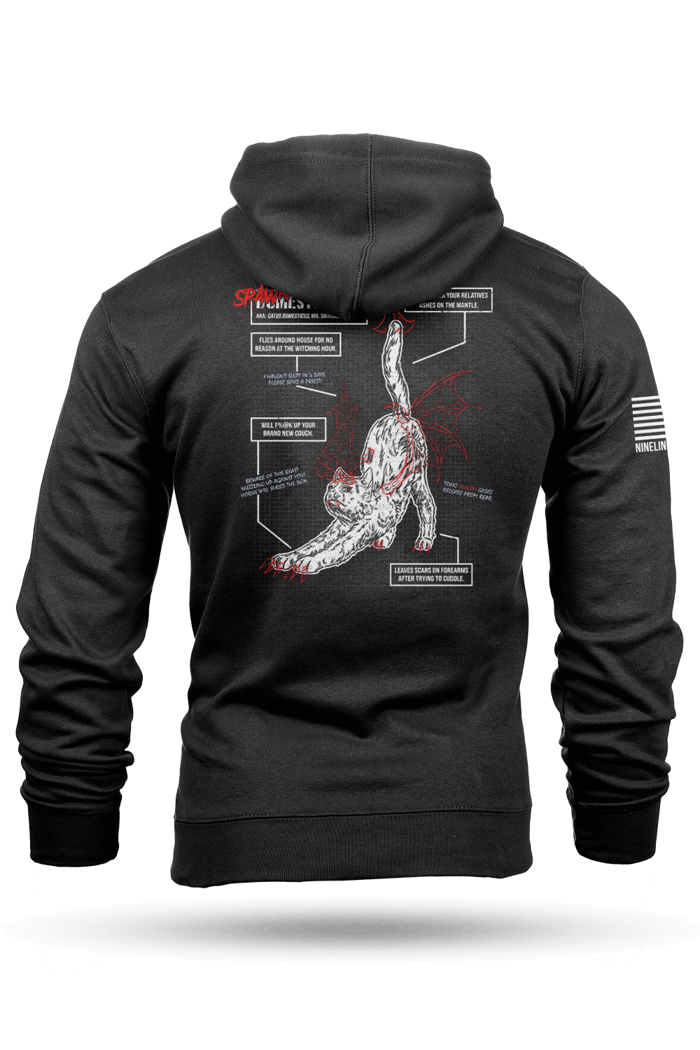 Spawn of Satan - Cat Schematic - Hoodie