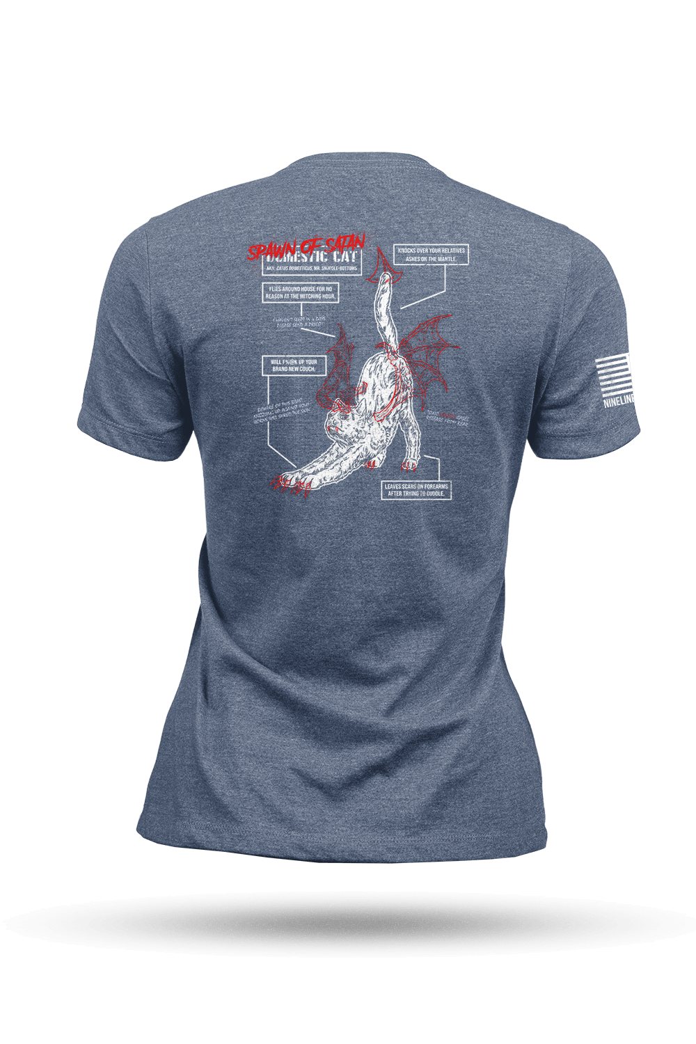 Spawn of Satan - Cat Schematic - Women's T-Shirt