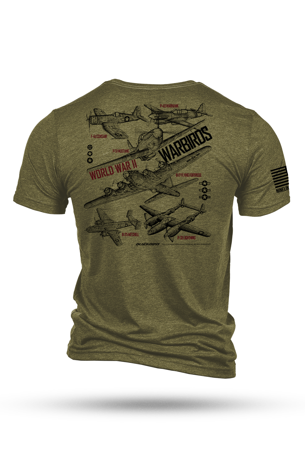 T - Shirt - Blackbird - WW2 WARBIRDS #1