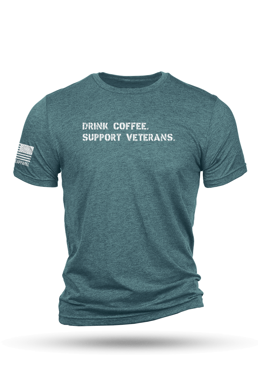 T - Shirt - Drink Coffee Support Veterans
