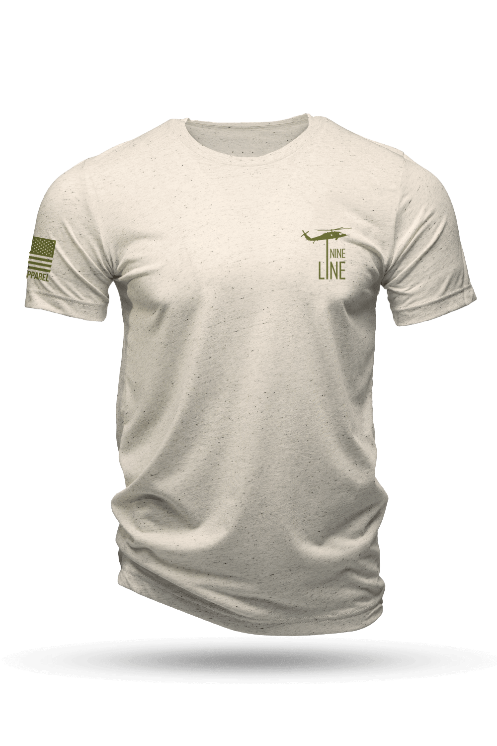 T-Shirt - Green Drop Line Logo