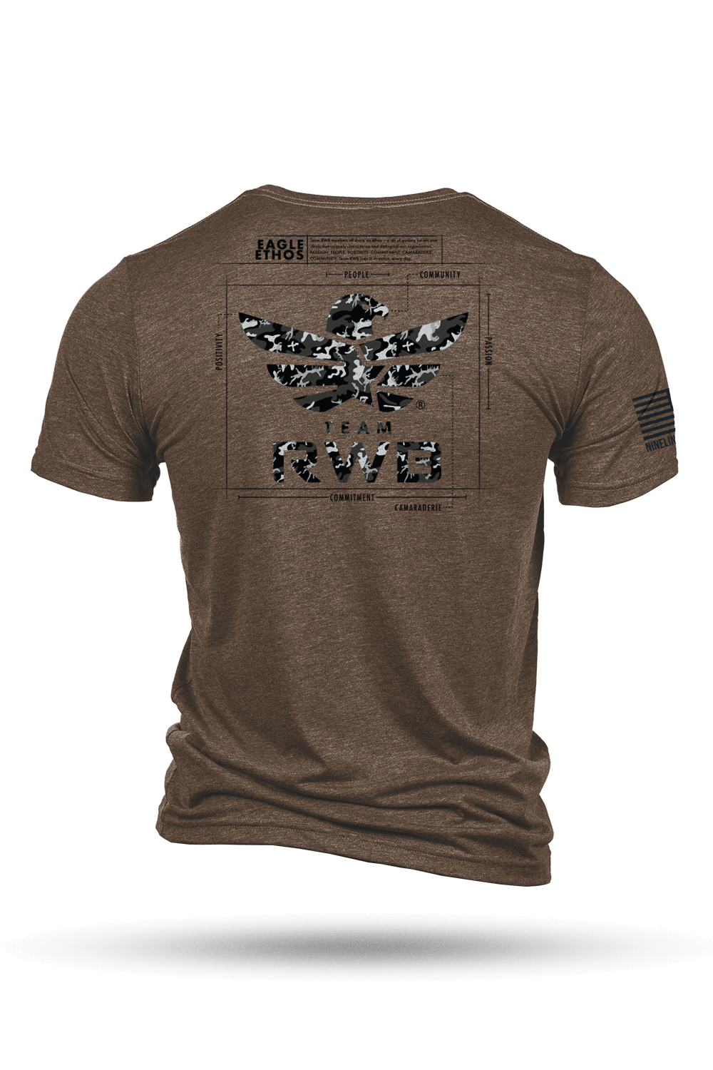 T - Shirt - Team RWB Eagle Ethos Schematic