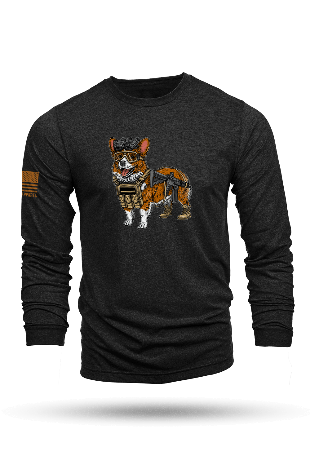 Tactical Corgi - Long - Sleeve Shirt