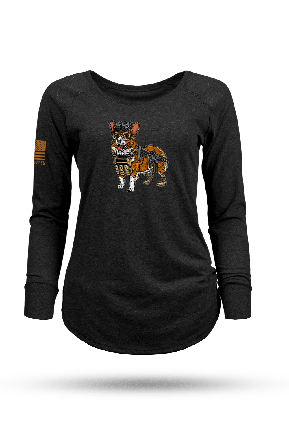 Tactical Corgi - Women's Long - Sleeve Shirt