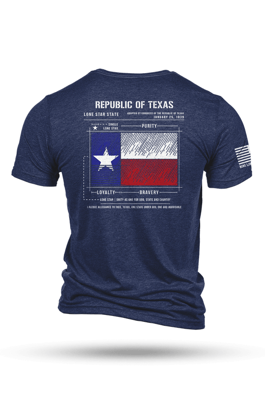 Texas Flag Schematic - T-Shirt