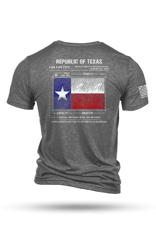 Texas Flag Schematic - T-Shirt