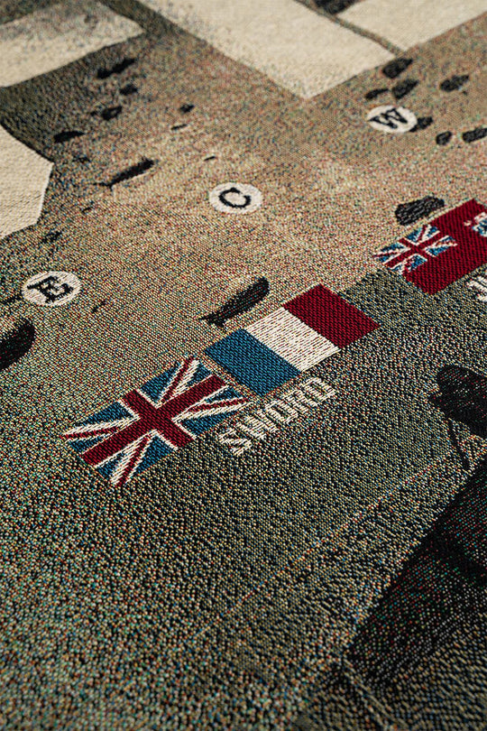 The History List Commemorative D - Day Blanket